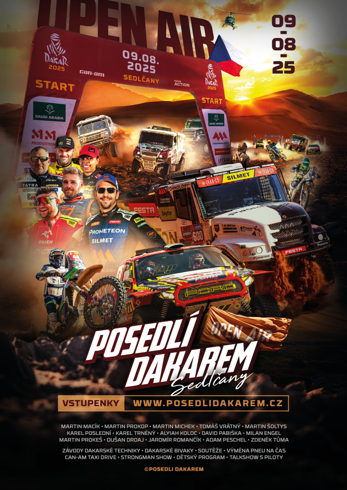 Posedlí Dakarem 25 Visual Identity